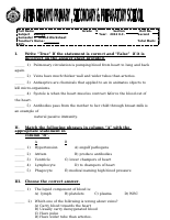 Biology Grade 9 1st round.doc
